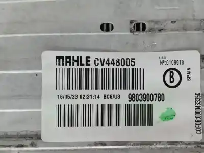 Peça sobressalente para automóvel em segunda mão intercooler por citroen c-elysee (dd_) 1.5 bluehdi 100 referências oem iam 9803900780  