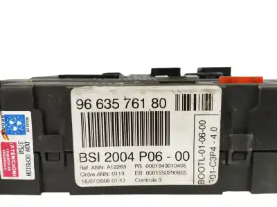 Second-hand car spare part fuse box unit for citroen c2 (jm_) 1.1 oem iam references 9663576180  