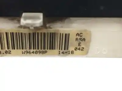 Peça sobressalente para automóvel em segunda mão comando de sofagem (chauffage / ar condicionado)  por renault trafic combi (ab 4.01) 1.9 diesel referências oem iam w964098p  