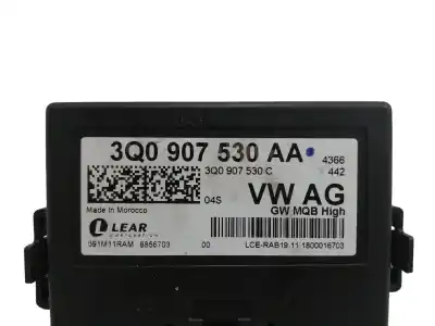 Second-hand car spare part electronic module for seat leon st (5f8) 1.5 tsi oem iam references 3q0907530aa  
