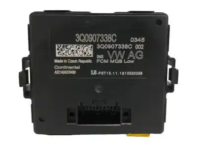 Peça sobressalente para automóvel em segunda mão módulo eletrônico por seat leon st (5f8) 1.5 tsi referências oem iam 3q0907338c