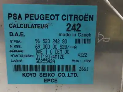 Second-hand car spare part electronic module for citroen c2 (jm_) 1.4 hdi oem iam references 9652024280 6900000528 