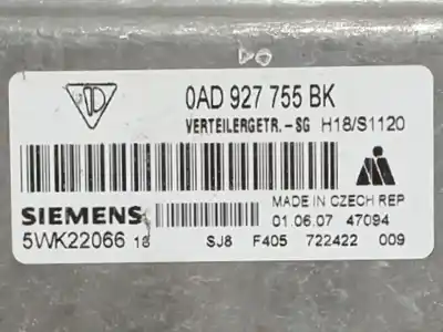 Автозапчасти б/у электронный модуль за porsche cayenne (typ 9pa1) s ссылки oem iam 0ad927755bk 5wk22066 