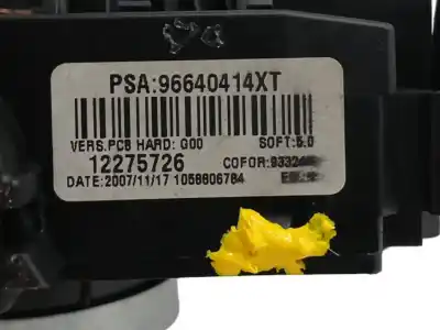 Second-hand car spare part multifunction switch for citroen c2 (jm_) 1.4 oem iam references 96640414xt  