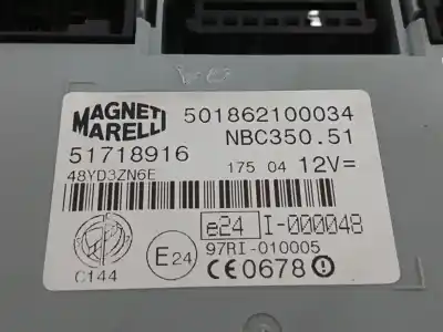 Second-hand car spare part electronic module for fiat idea (135) 1.3 16v jtd 16v dynamic plus (10.2005->) 69 cv / 51 kw oem iam references 51718916  501862100034