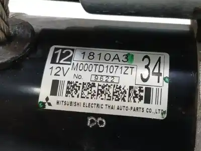 Pezzo di ricambio per auto di seconda mano motorino di avviamento per mitsubishi space star (a00) 1.2 riferimenti oem iam 1810a3  m000td1071zt