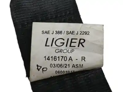 Peça sobressalente para automóvel em segunda mão cinto de segurança dianteiro direito por microcar due 84 / l / pa referências oem iam 1416170a  