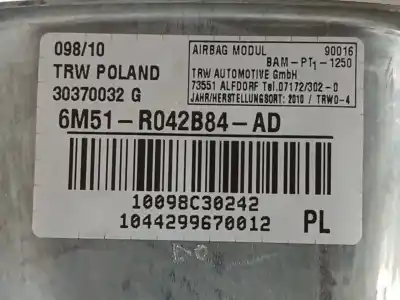 Автозапчастина б/у передня права подушка безопасности для ford c-max (dm2) 1.6 tdci посилання на oem iam 6m51r042b84  