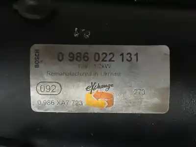Peça sobressalente para automóvel em segunda mão motor de arranque por ford c-max (dm2) 1.6 tdci referências oem iam 0986022131  