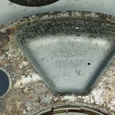 Peça sobressalente para automóvel em segunda mão jante por ssangyong rodius 2.7 turbodiesel cat referências oem iam 4173021220 5h 5x130 16x6,5j et43