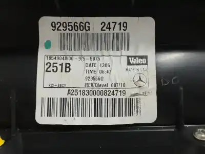 Автозапчастина б/у вентилятор опалення для mercedes-benz clase r (w251) 3.0 cdi cat посилання на oem iam a2518300008  982677j