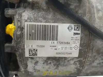 Автозапчастина б/у компресор кондиционера для renault clio iv 0.9 посилання на oem iam 926000734r  
