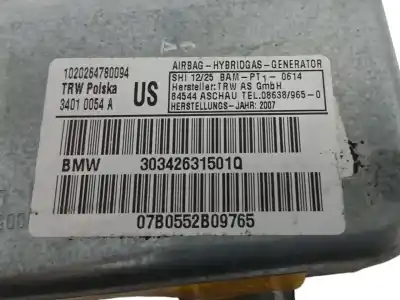 Pezzo di ricambio per auto di seconda mano airbag lato anteriore sinistro per bmw x3 (e83) 2.0 d riferimenti oem iam 30342631501  