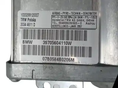 Second-hand car spare part front left air bag for bmw x3 (e83) 2.0 d oem iam references 39705604110  