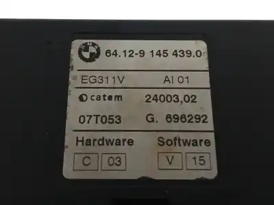 Peça sobressalente para automóvel em segunda mão motor de sofagem por bmw x3 (e83) 2.0 d referências oem iam 64129145439  