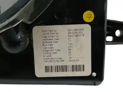 Peça sobressalente para automóvel em segunda mão quadrante por mini mini (r50,r53) 1.6 16v cat 116 cv / 85 kw referências oem iam 62116924908  
