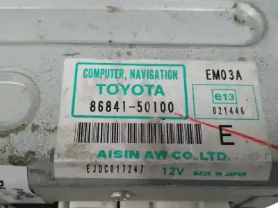 Second-hand car spare part gps navigation system for lexus rx 400h oem iam references 8684150100  