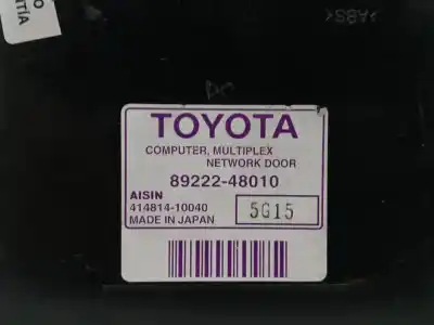 Second-hand car spare part electronic module for lexus rx 400h oem iam references 8922248010  