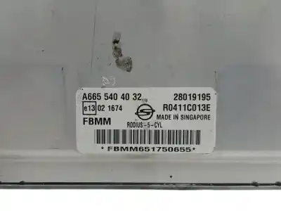Автозапчастина б/у ебу контролер двигуна для ssangyong rodius xdi посилання на oem iam a6655404032  