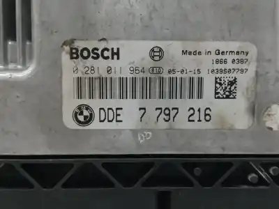 Second-hand car spare part ecu engine control for bmw serie 1 berlina (e81/e87) 118d oem iam references 7797216  0281011964