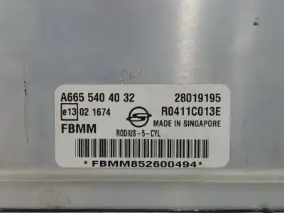 Second-hand car spare part ecu engine control for ssangyong rodius xdi oem iam references a6655404032  