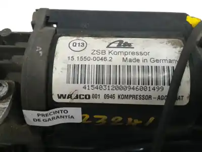 Peça sobressalente para automóvel em segunda mão compressor suspensão por audi a8 (4e2) 6.0 w12 48v cat (bht) referências oem iam 15155000462  