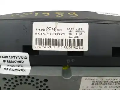 Second-hand car spare part dashboard for lancia phedra (180) 2.2 jtd cat oem iam references 1496284080  