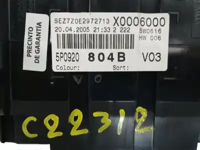 Peça sobressalente para automóvel em segunda mão quadrante por seat toledo (5p2) hot referências oem iam 5p0920804b  110080279009