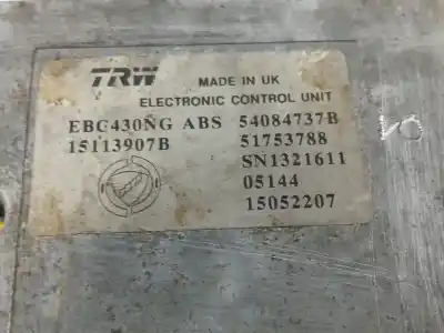 Second-hand car spare part abs for fiat croma (194) 1.9 8v multijet dynamic oem iam references 54084737b  51753788