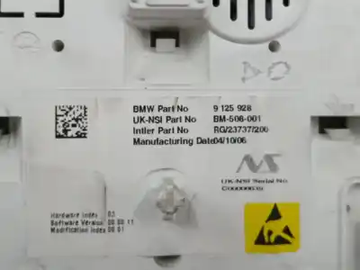 Peça sobressalente para automóvel em segunda mão quadrante por mini mini (r56) cooper referências oem iam 9125928  