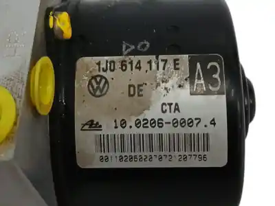 Peça sobressalente para automóvel em segunda mão abs por audi a3 (8l) 1.9 tdi referências oem iam 1j0614117e  10020600074