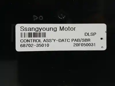 Автозапчастина б/у клімат-контроль для ssangyong tivoli 1.5 посилання на oem iam 6870235010  