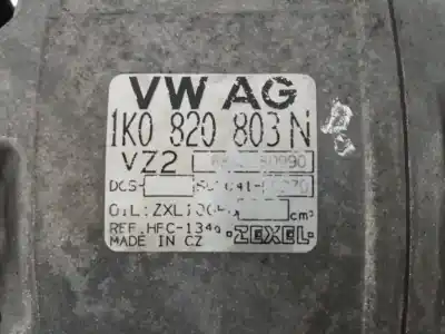 Автозапчасти б/у компрессор кондиционера воздуха за volkswagen caddy iii monospace (2kb, 2kj, 2cb, 2cj) 1.9 tdi ссылки oem iam 1k0820803n  