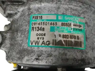 Second-hand car spare part air conditioning compressor for audi a3 (8p1) 1.9 tdi oem iam references 1k0820803s  r134a