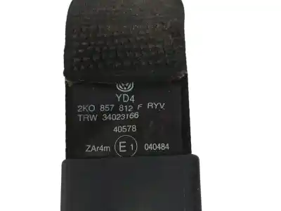 Автозапчастина б/у задній правий ремін безпеки для volkswagen caddy iii monospace (2kb, 2kj, 2cb, 2cj) 1.9 tdi посилання на oem iam 2k0857812f  