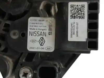 Автозапчастина б/у генератор для nissan x-trail iii (t32_, t32r, t32rr) 1.3 dig-t посилання на oem iam 231001993r  150a