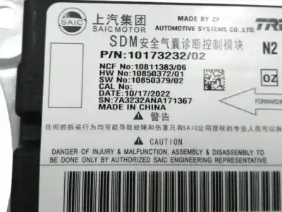 Pezzo di ricambio per auto di seconda mano centralina airbag per mg rover marvel r ev (ep21) riferimenti oem iam 10173232  