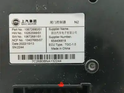 Second-hand car spare part electronic module for mg rover marvel r ev (ep21) oem iam references 10672680  654406818