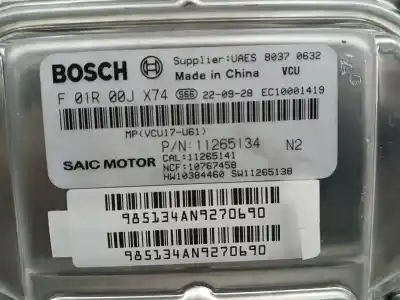 Recambio de automóvil de segunda mano de centralita motor uce para mg marvel r electric referencias oem iam 11265134  f01r00jx74