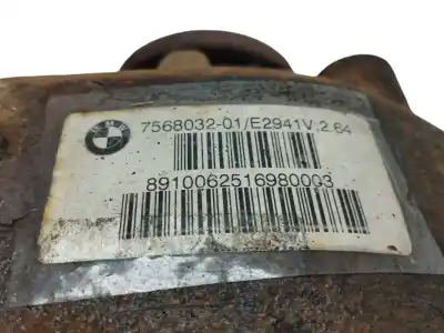 Second-hand car spare part rear differential for bmw x1 (e84) 2.0 turbodiesel cat oem iam references 7568032 relacion 2.64 