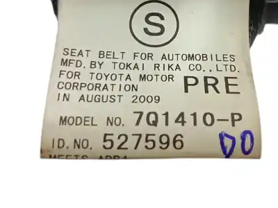 Автозапчасти б/у правый передний ремень безопасности за toyota rav 4 iii (_a3_) 2.2 d (ala35_) ссылки oem iam 7q1410p  