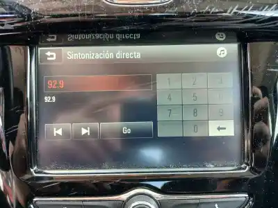 Second-hand car spare part multifunction display for opel adam 1.4 16v cat (a 14 xel / ldd / l2z) 87 cv / 64 kw oem iam references 42342507  555343750