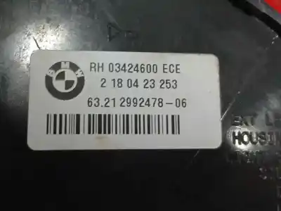 Second-hand car spare part right tailgate light for bmw x1 (e84) 2.0 turbodiesel cat oem iam references 63212992478  