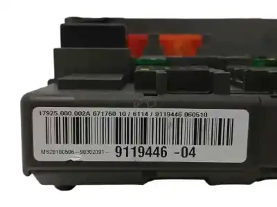 Second-hand car spare part fuse box unit for bmw x1 (e84) 2.0 turbodiesel cat oem iam references 9119446  