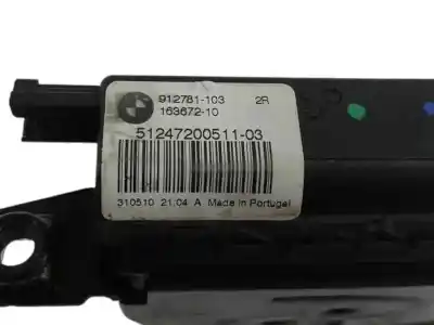 Peça sobressalente para automóvel em segunda mão fechadura do mala por bmw x1 (e84) 2.0 turbodiesel cat referências oem iam 512472005  