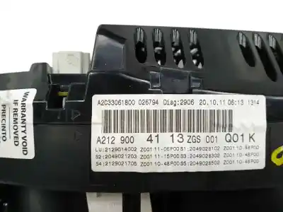 Second-hand car spare part dashboard for mercedes-benz clase e coupe (w207) 2.1 cdi e220 oem iam references a2129004113  a2c33061800