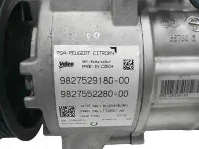 Автозапчасти б/у компрессор кондиционера воздуха за citroen c4 picasso 1.2 12v e-thp / puretech ссылки oem iam 9827529180  9827552280