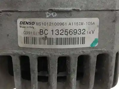 Second-hand car spare part alternator for opel corsa e (x15) 1.3 cdti (08 68) oem iam references 13256932 ms1012100961 105a