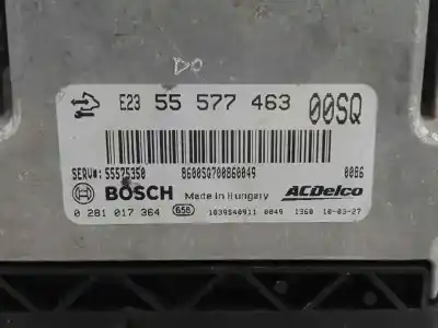 Second-hand car spare part ecu engine control for opel corsa e (x15) 1.3 cdti (08 68) oem iam references 55577463  0281017364