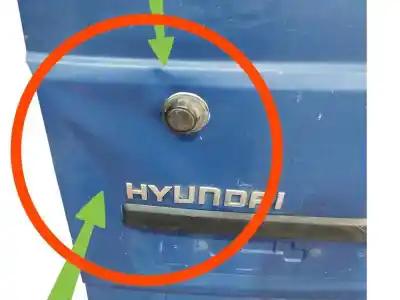 Second-hand car spare part left rear door for hyundai h350 kasten 2.5 crdi oem iam references 7370359020  